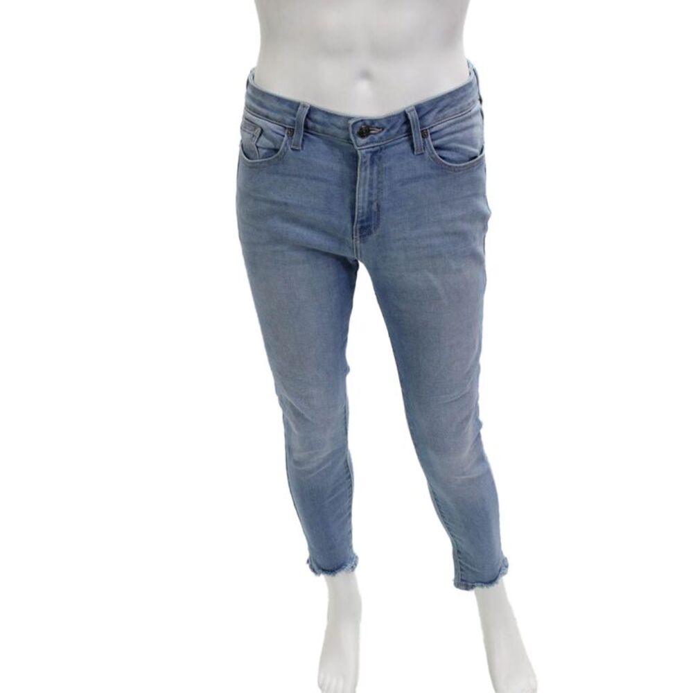 Just Black Women Ankle Skinny Light Blue Jeans Button Fly Size 30